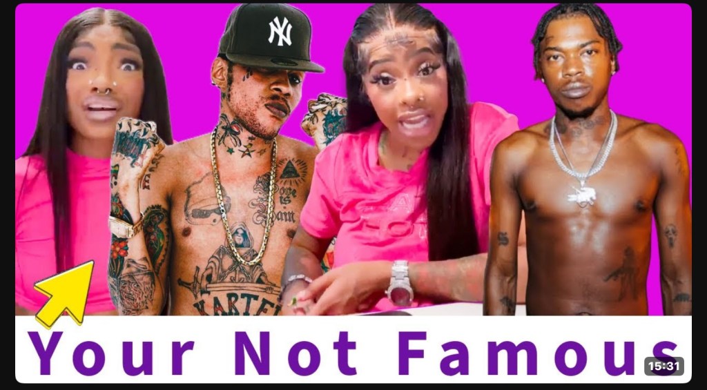 Big Fight! Vybz Kartel & Skillibeng Onlyfans Model Battle It Out | Mystikal Menace Rush Ivany&nbsp;Wright